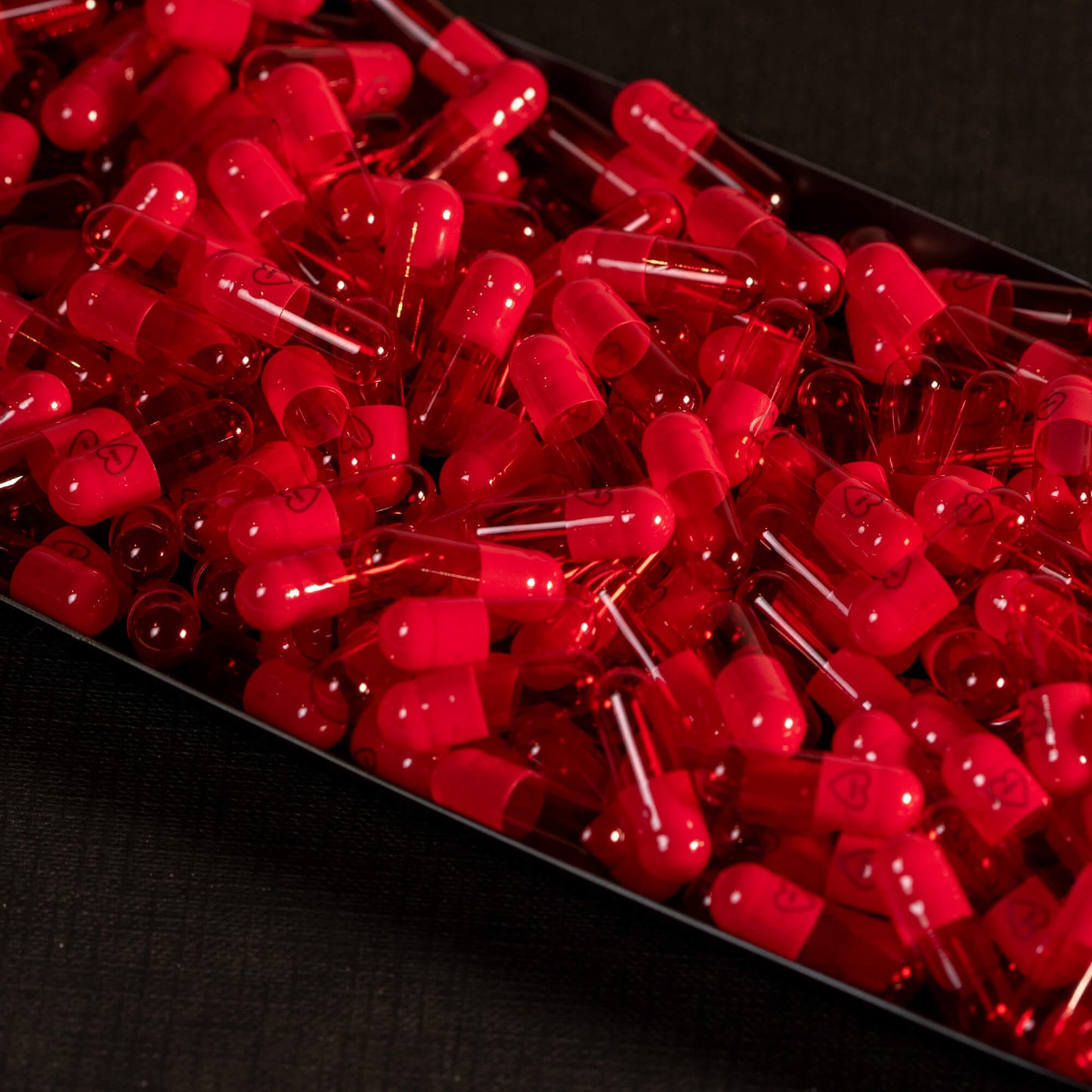 Love Hearts Empty Capsules - Size 1