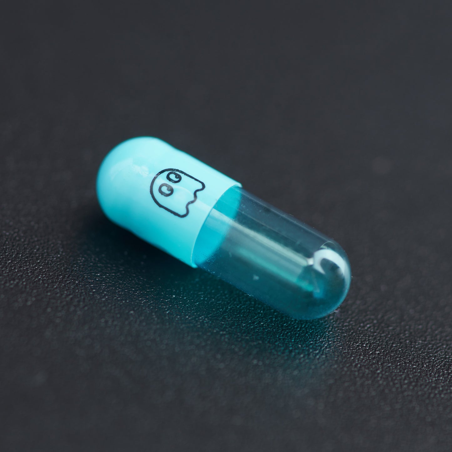 Blue Ghosts Empty Gelatin Capsules - Size 3