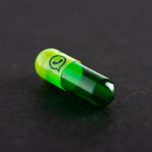 Hiesenberg, WhatsApp, Hearts | 3x 200 Empty Capsules - Size 1
