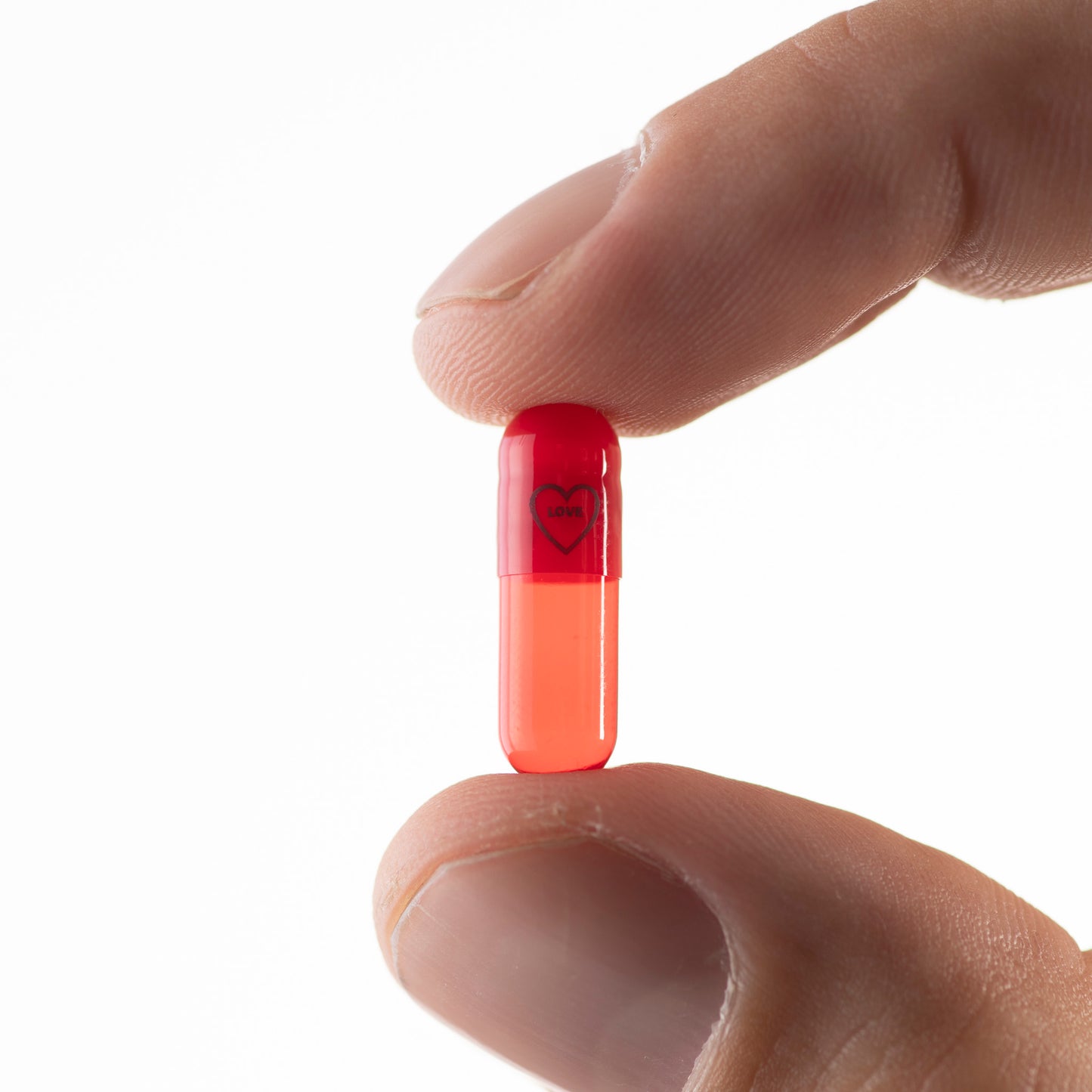 Love Hearts Empty Capsules - Size 1